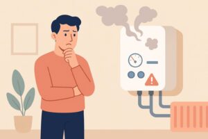 what to do when you boiler breaksdown in Greasby